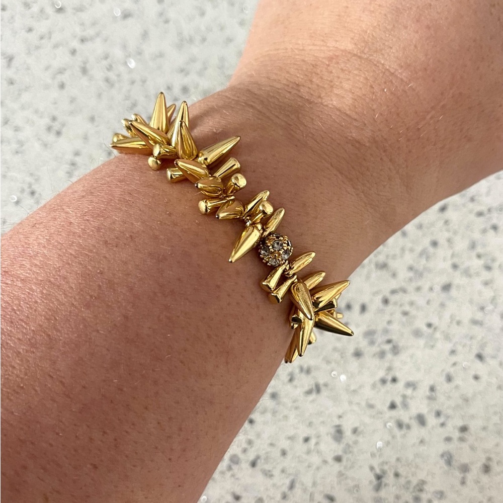 Stella & Dot Gold Spike Bracelet